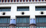 Cat frieze on Carreras building   geograph.org.uk   670722