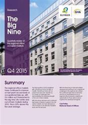 The Big Nine   Quarterly review of the regional office occupier markets   Q4 2015