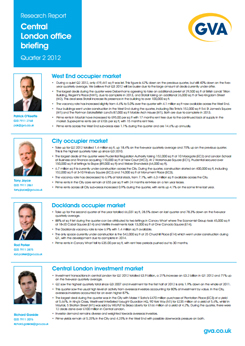 Central London Office Briefing, Q2 2012