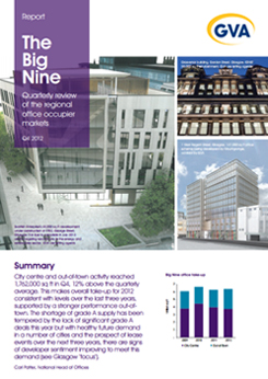 The Big Nine - Quarterly Review of The Regional Office Occupier Markets, Q3 2012