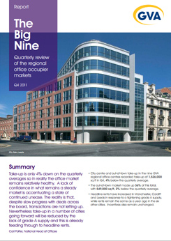 The Big Nine, Quarterly review of the regional office occupier markets - GVA