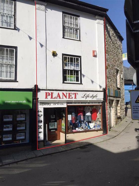 Retail Property For Sale in Victoria Place, St Austell, Cornwall, PL25 5PE