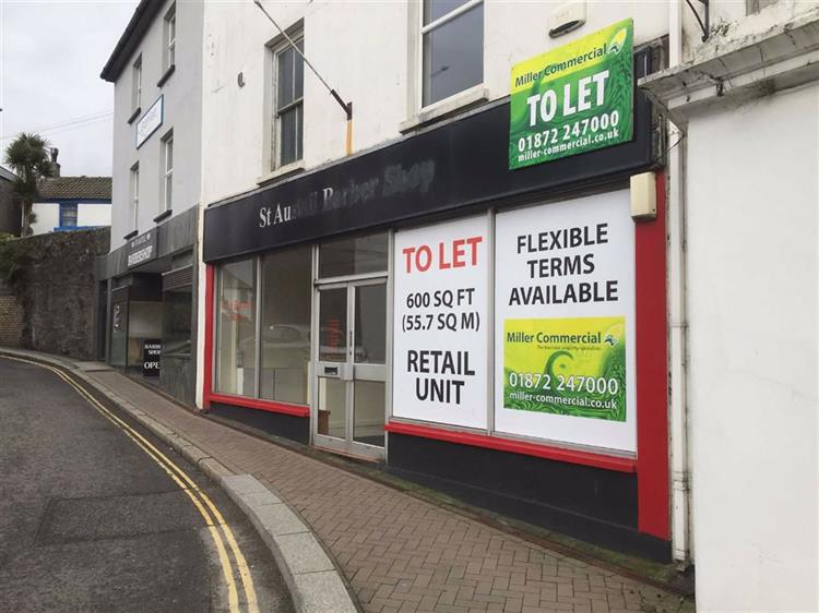 Retail Property To Let in Bodmin Road, St Austell, PL25 5AE