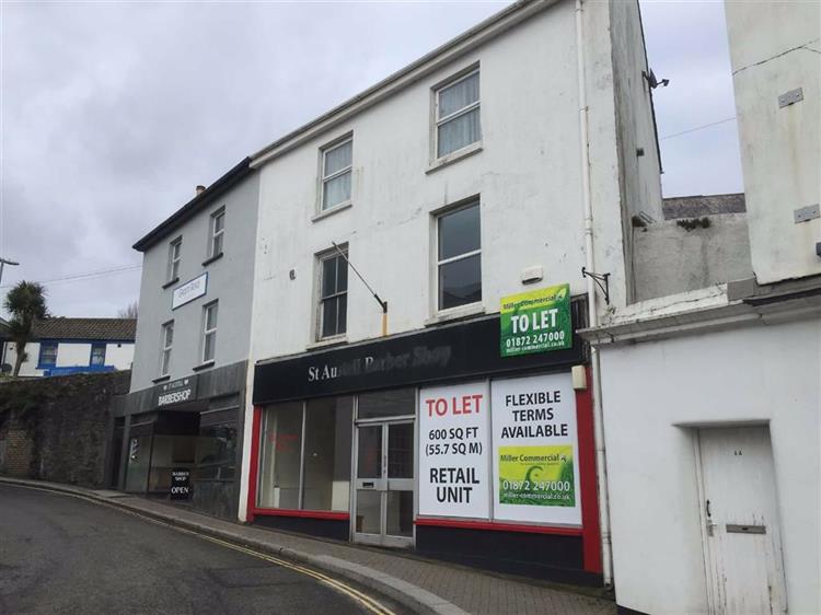 Retail Property To Let in Bodmin Road, St Austell, PL25 5AE