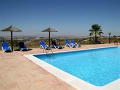 Large sunny pool
