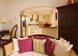 LIVING ROOM WITH VIEW INTO THE KITCHEN